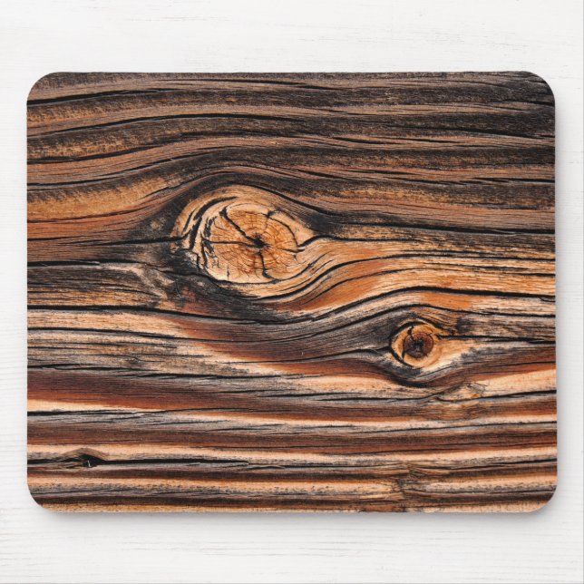 Tapis De Souris Motif du grain de bois (Devant)