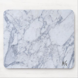 Tapis De Souris Motif en pierre de marbre gris