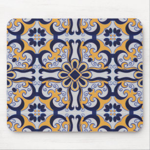 Tapis De Souris Motif en tuiles portugaises