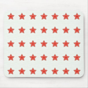 Tapis De Souris motif étoile rouge mousepad