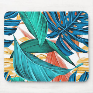 Tapis De Souris Motif feuille coloré