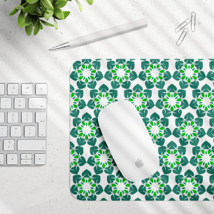 Tapis De Souris Motif Feuille, Motif De Feuilles, Feuilles Verts