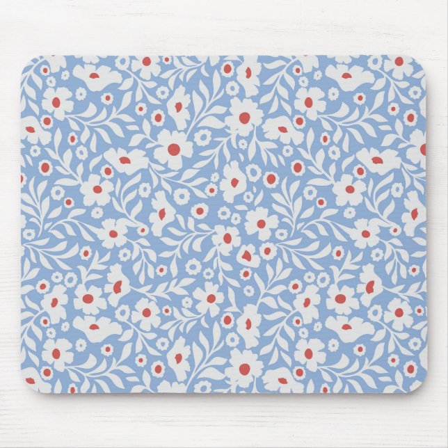 Tapis De Souris Motif floral du bois (Devant)