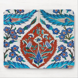 Tapis De Souris Motif floral en céramique turque