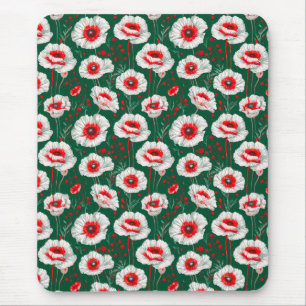Tapis De Souris Motif floral vibrant