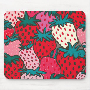 Tapis De Souris Motif Fraise