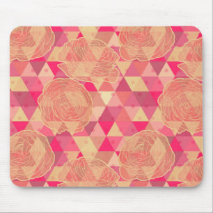 Tapis De Souris Motif géométrique de fleur