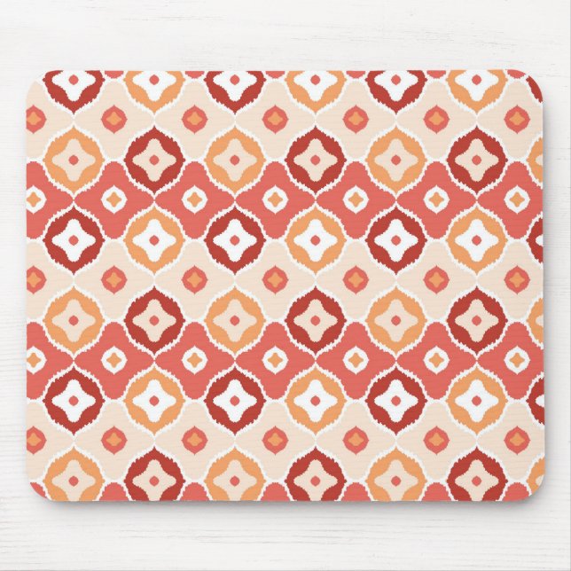 Tapis De Souris motif géométrique de l'ikat d'or (Devant)
