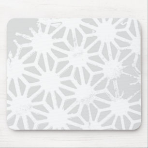 Tapis De Souris Motif géométrique gris pâle