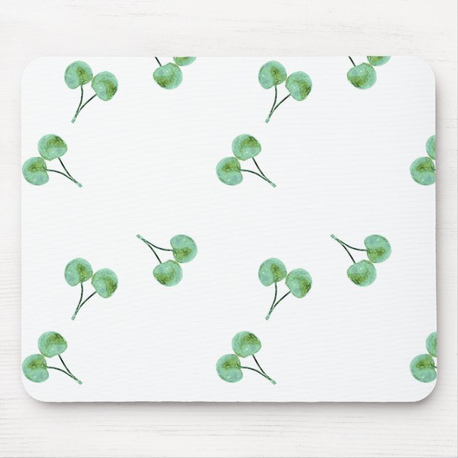 Tapis De Souris Motif Green Cherry (Devant)