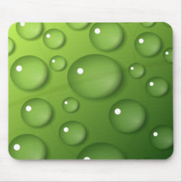 Tapis De Souris Motif Green Raindrop