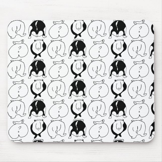 Tapis De Souris Motif Hamster Butts (Devant)