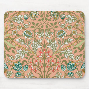 Tapis De Souris Motif Hyacinthe Rose Poussiéreuse de William Morri