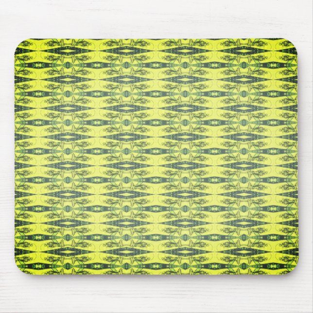 Tapis De Souris Motif jaune et noir  (Devant)