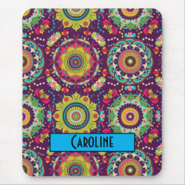 Tapis De Souris Motif Mandala Rétro