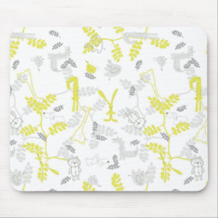 Tapis De Souris motif montrant les animaux 2 de bébé
