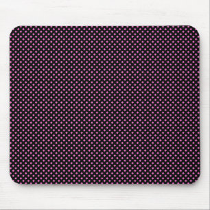 Tapis De Souris Motif net noir avec rose