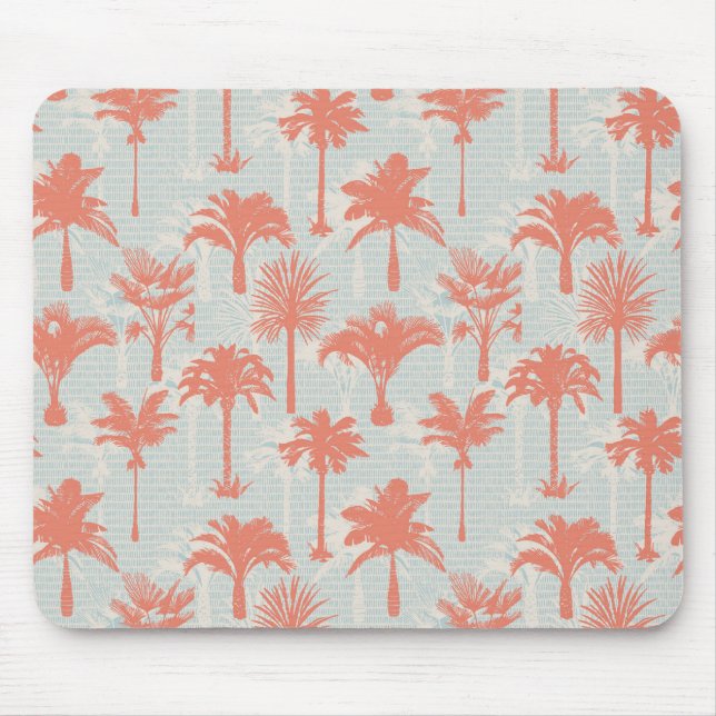 Tapis De Souris Motif Pastel Palm Tree (Devant)