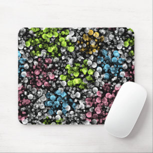 Tapis De Souris Motif rétro aux couleurs funky moderne
