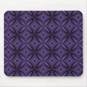 Tapis De Souris Motif Rétro de Couleur Violet Foncé