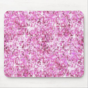 Tapis De Souris Motif rose de parties scintillantes