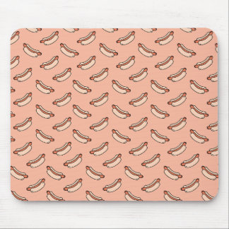 Tapis De Souris Motif sans couture de hot-dog rétro
