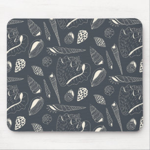 Tapis De Souris Motif sans joint avec coquillages