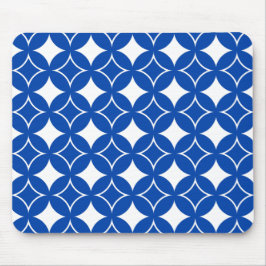 Tapis De Souris Motif shippo bleu et blanc