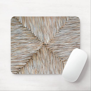 Tapis De Souris Motif symétrique de fibres naturelles