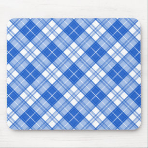Tapis De Souris Motif Tartan Brun Blanc yxm0uat9