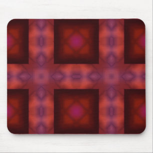 Tapis De Souris Motif Tartan Rouge Foncé Diffus