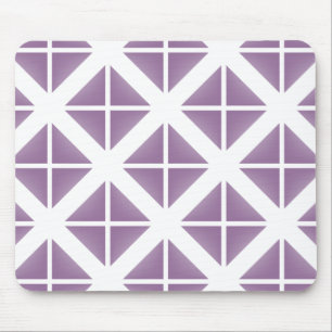 Tapis De Souris Motif triangle tendance violet