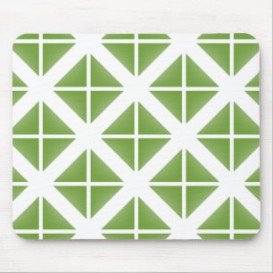 Tapis De Souris Motif triangle vert tendance