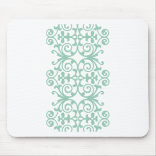 Tapis De Souris Motif vert en bon état à la mode de damassé