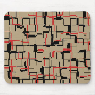 Tapis De Souris MOTIFS cool rouge et noir