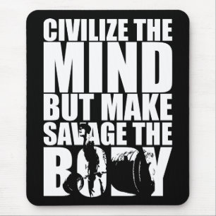 Tapis De Souris Motivation "Body building"