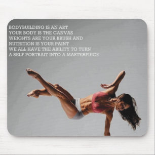 Tapis De Souris Motivation de gymnase de séance d'entraînement de