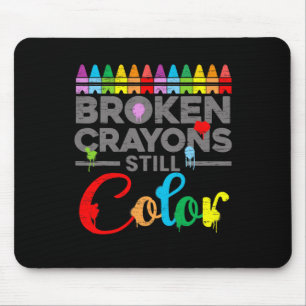 Tapis De Souris Motivation De La Santé Dire Crayons Cassés Toujour