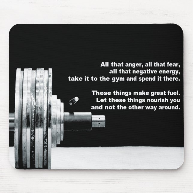 Tapis De Souris Motivation gym (Devant)