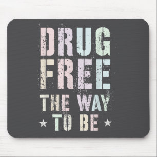 Tapis De Souris Motivation Vintage Drug pour être propre Fun Na Lo