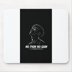 Tapis de souris motivationnel « Pas de douleur, pa