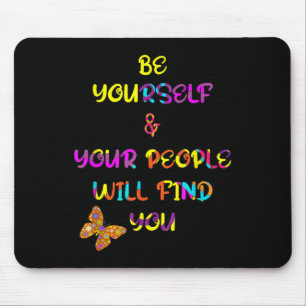 Tapis De Souris Motivationnel Positif Être Graphique Inspiration d