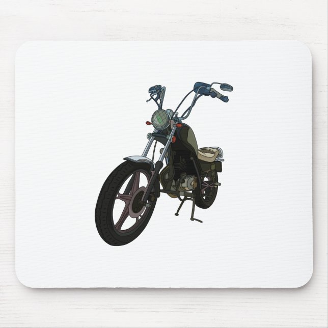 Tapis De Souris Moto Vintage classique (Devant)