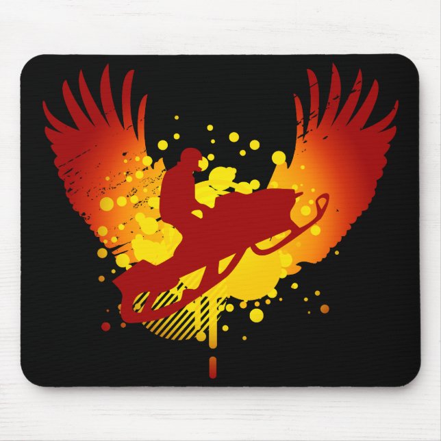 Tapis De Souris motoneige hi-fi (Devant)