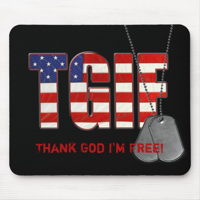 Tapis De Souris Mots clés Freedom Dog (Devant)