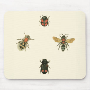 Tapis De Souris Mouches et scarabées par le studio de vision
