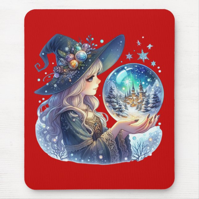 Tapis De Souris Mouse Pad Bruxa Natalina (Devant)