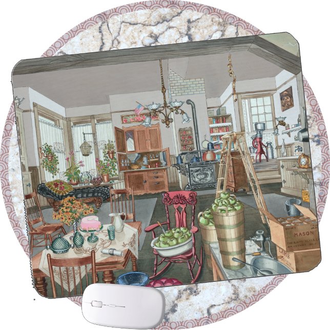 Tapis De Souris MOUSE PAD - Cuisine semi-rurale et salle à manger (Créateur téléchargé)