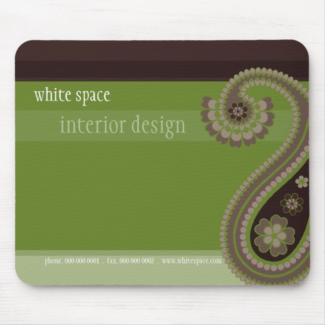 Tapis De Souris MOUSE PAD :: Paisley 3 (Devant)