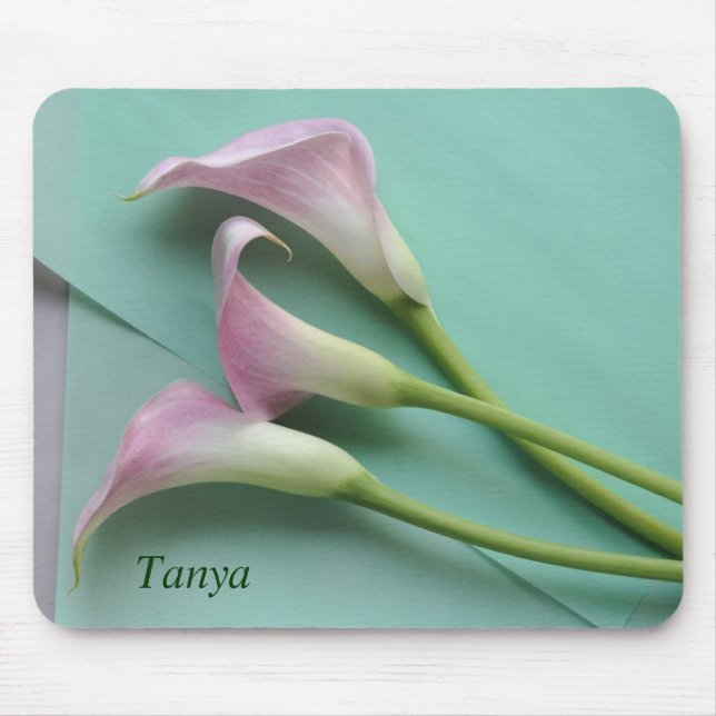 Tapis De Souris mousepac à calla rose (Devant)